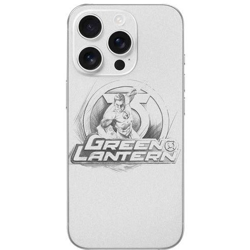 DC Comics Green Lantern Sketch Art Action Pose iPhone 16 Pro Skin